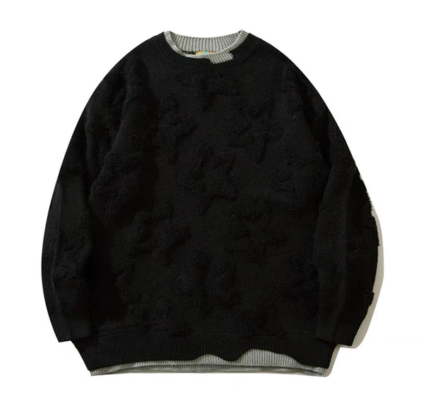 Patch Star Sweater