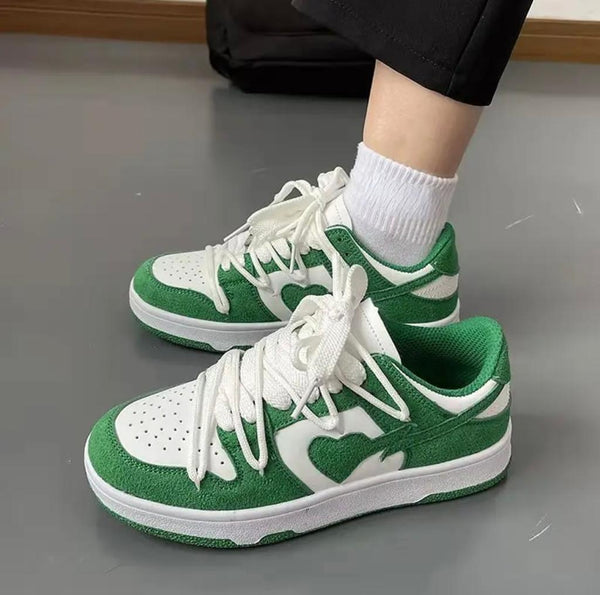 Herz Sneaker light green